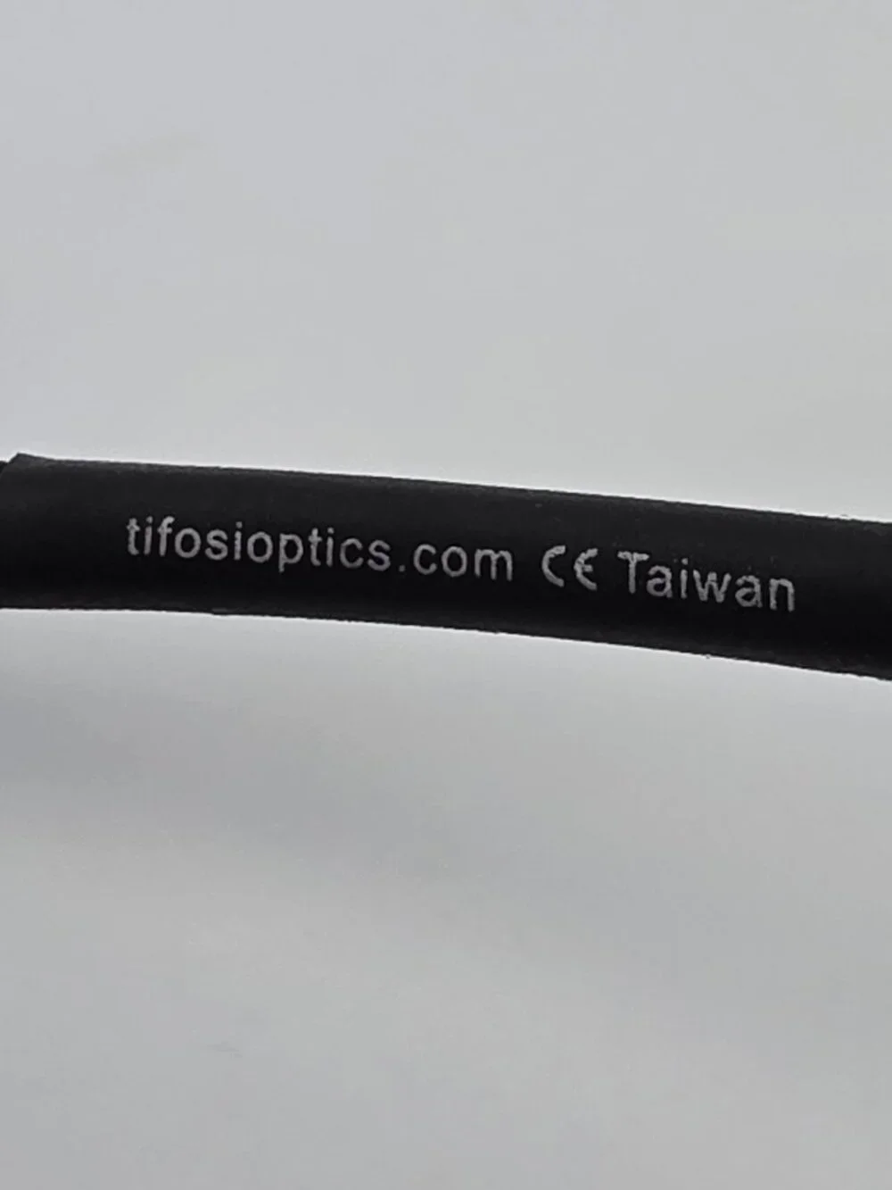 Tifosi Wisp Matte Black Frame Purple Mirror Brown Lens Sunglasses w Retainer